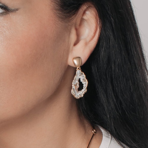 Серьги Possebon Geodo Natural, A5497.15 BR/G фото 4